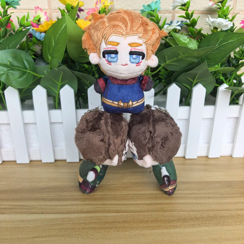 11cm Cosplay TV Series‌ Anime The Boys Character Soldier Boy / Homelander / The Deep Cartoon Plush Toy Bag Keychain Plushie Doll