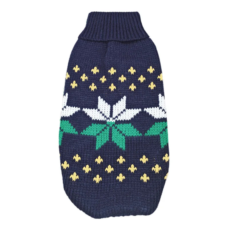 Popular Elk Print Cat Puppy Sweater Autumn Winter Pet Clothes Coat for Small Dogs Cats Cute Warm Sphynx Clothing Kitten Costume