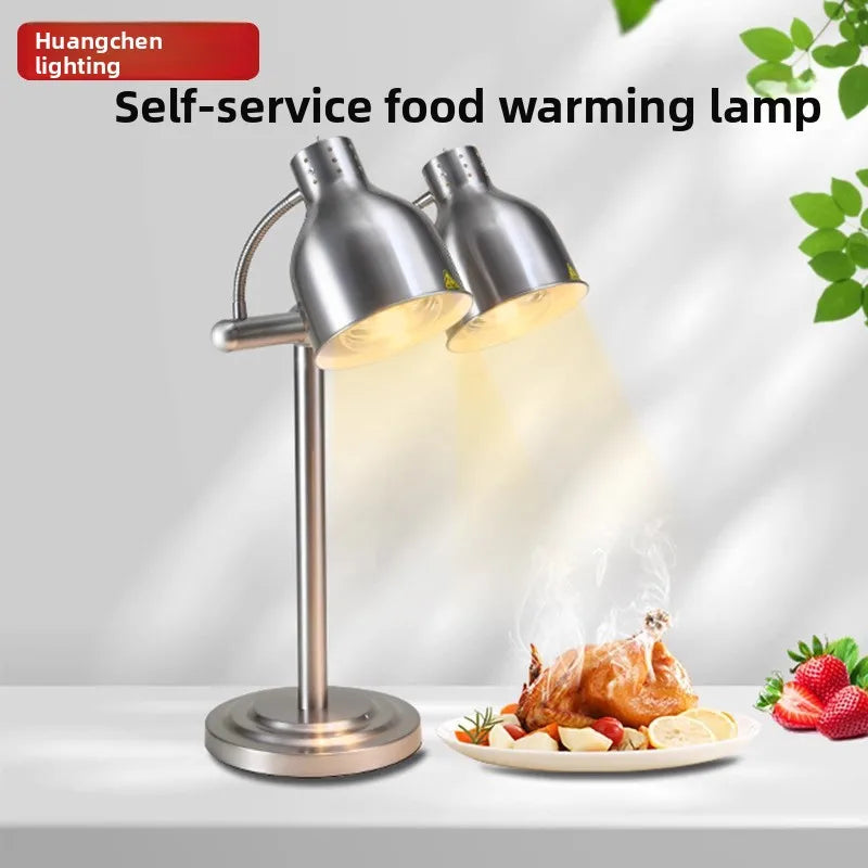 Marble Buffet Food Insulation Light Hotel Restaurant Catering Barbecue Warm Vegetable Heating Food Commercial Warm Food Light