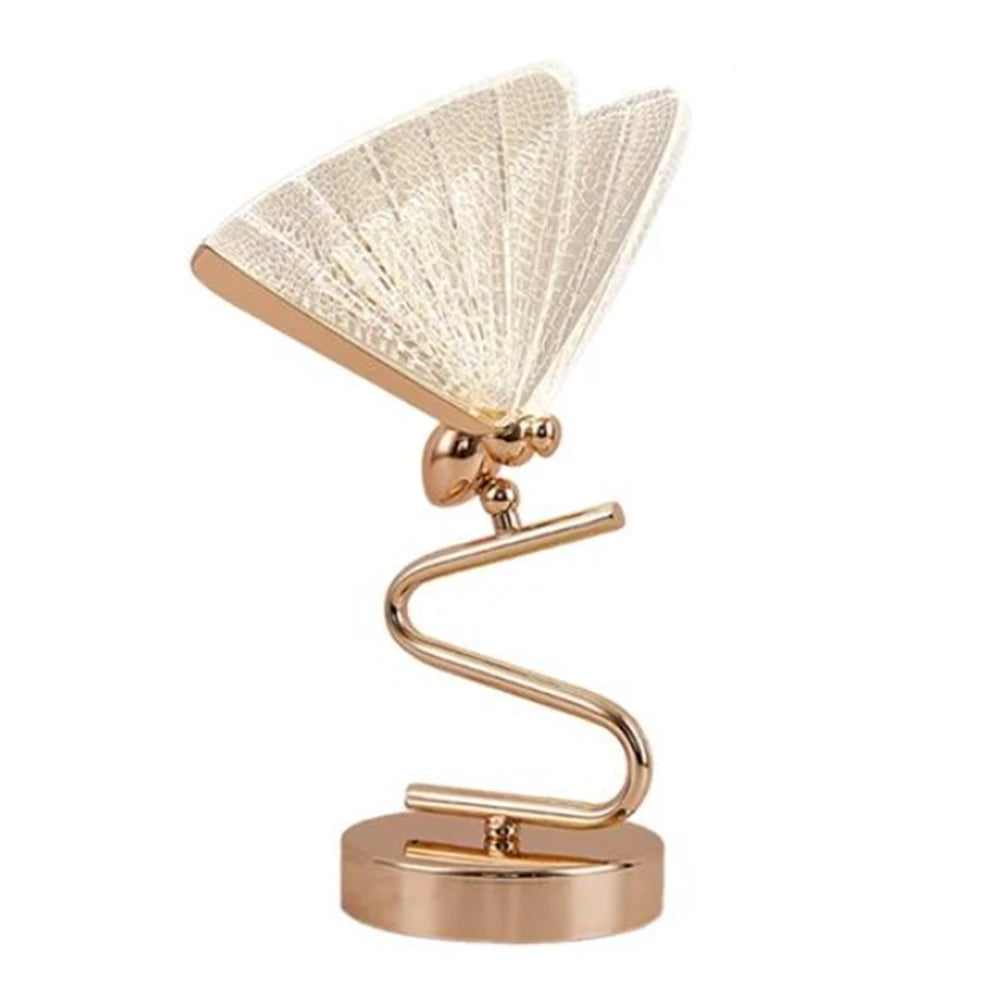 【~ New FDDT】Butterfly Decorative Lamp 6W LED Desk Lamp for Living Room Modern Floor Lamp for Bedroom EU Plug White Light